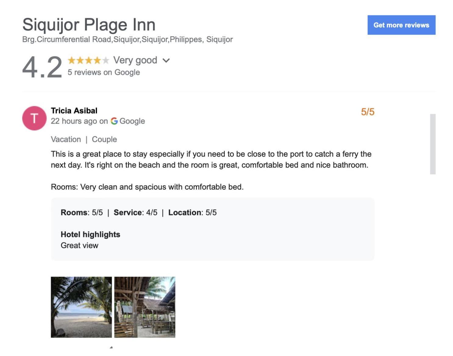 Siquijor Plage Inn Buitenkant foto